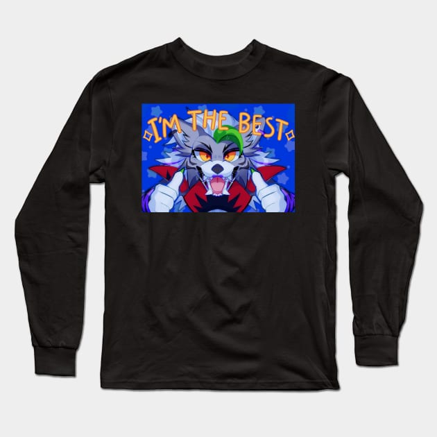 Roxanne Wolf "I'm the best" - FNAF Security Breach Long Sleeve T-Shirt by Chycero